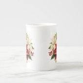 Vakantiebloemen porselein kop (Voorkant)