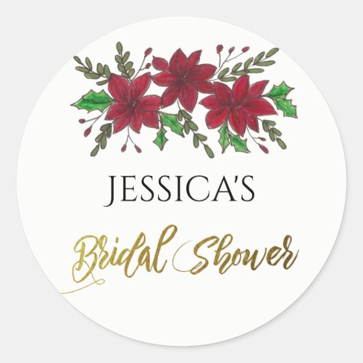 Vakantieboeket Vrijgezellenfeest Naam Ronde Sticker (Voorkant)