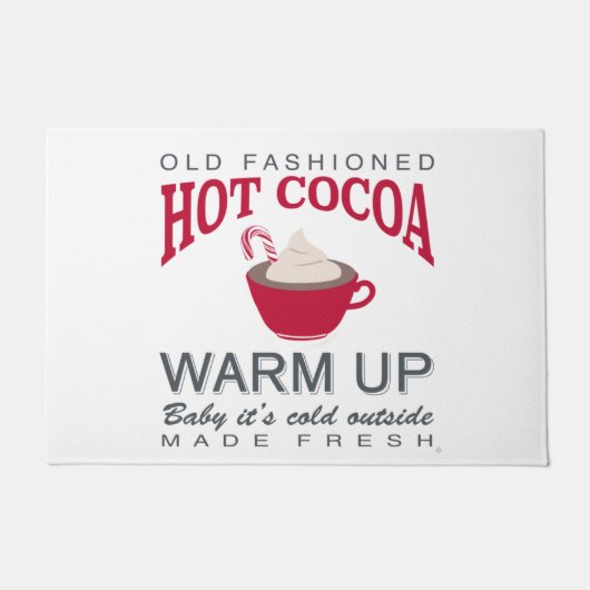 vakantieboerderij heetcacao deurmat (Voorkant)