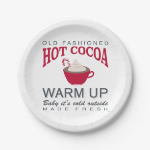 vakantieboerderij heetcacao papieren bordje