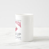 vakantieboerderij heetcacao porselein kop (Voorkant)