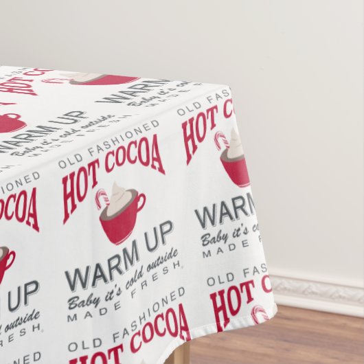 vakantieboerderij heetcacao tafelkleed (Voorbeeld)