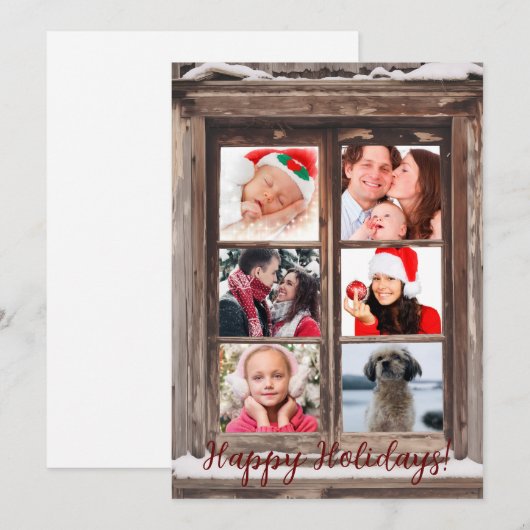 Vakantieboerderij Winterraam 6 Afbeelding Feestdagenkaart (Voorkant / Achterkant)