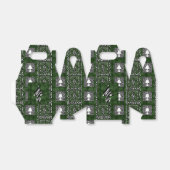 Vakantiebomen met Zebra Print Thema Bedankdoosjes (Uitgevouwen)