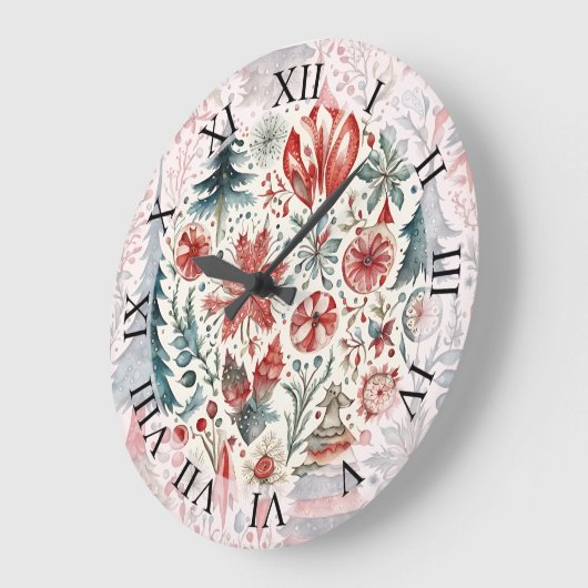 Vakantiebomen, Wintervakantie grillig design. Grote Klok (Hoek)