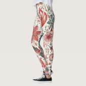 Vakantiebomen Wintervakantie grillig design Leggings (Links)
