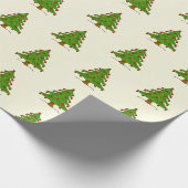 Vakantieboom Kerstmis Cadeaupapier (Hoek)