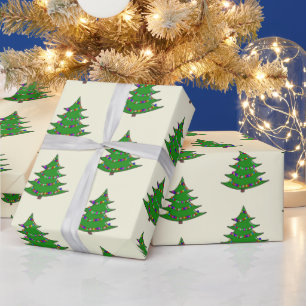 Vakantieboom Kerstmis Cadeaupapier