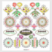 Vakantieborden Stickers (Vel)