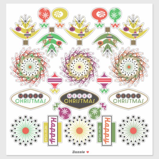 Vakantieborden Stickers (Vel)