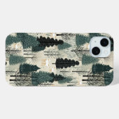 Vakantiebos met Herten Telefoon Case (Achterkant (horizontaal))