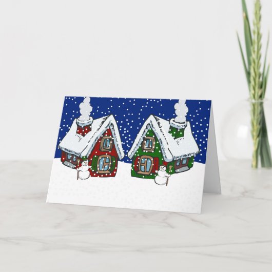 Vakantieburen Feestdagen Kaart (Voorkant)