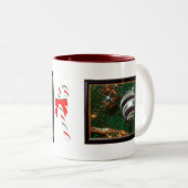 Vakantiecabine-Mok Tweekleurige Koffiemok (Voorkant rechts)