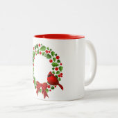 Vakantiecabine-Mok Tweekleurige Koffiemok (Voorkant rechts)