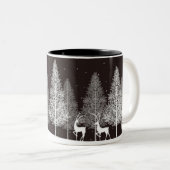 Vakantiecabine-Mok Tweekleurige Koffiemok (Voorkant rechts)