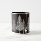 Vakantiecabine-Mok Tweekleurige Koffiemok (Center)