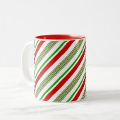 Vakantiecabine-Mok Tweekleurige Koffiemok (Voorkant links)