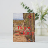 Vakantiecactus Briefkaart (Staand voorkant)