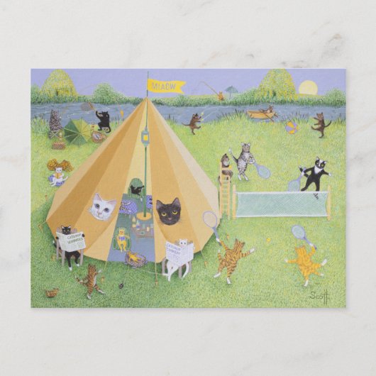 Vakantiecamp Briefkaart (Voorkant)