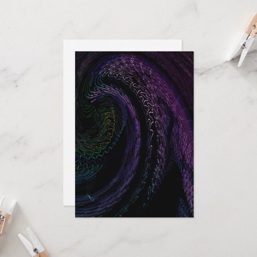 Vakantiecards voor feestdagen kaart (Voorkant / Achterkant in situ)