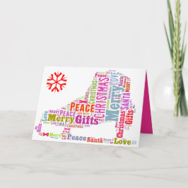 Vakantiecards voor feestelijke groeten - - Kerstm Feestdagen Kaart
