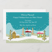 Vakantiecards voor vakantieverplaatsing feestdagenkaart (Voorkant / Achterkant)