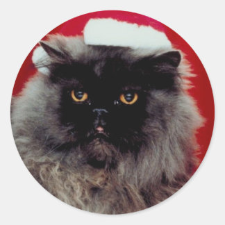 Vakantiecat Ronde Sticker