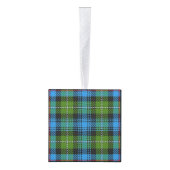 Vakantieclan MacKenzie Tartan Plaid Kubus Ornament (Rechts)