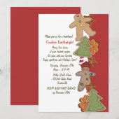 Vakantiecookies - Uitnodiging voor Koekjesuitwisse (Voorkant / Achterkant)