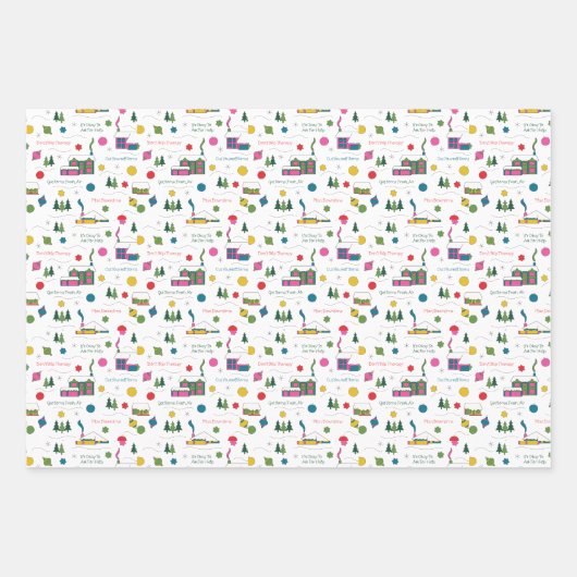 Vakantiecoping vaardigheden inpakpapier (Voorkant 2)