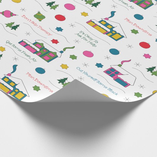 Vakantiecoping vaardigheden inpakpapier (Hoek)