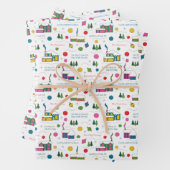 Vakantiecoping vaardigheden inpakpapier vel (In situ)