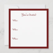 Vakantiecupcake-uitnodiging Kaart (Achterkant)