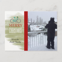 Vakantiecyclefotokaart Feestdagenkaart