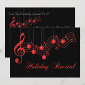 Vakantiedag, rood gezicht kaart (Voorkant / Achterkant)