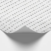 Vakantiedag Word Puzzle Gift Wrapping paper vinden Cadeaupapier (Hoek)