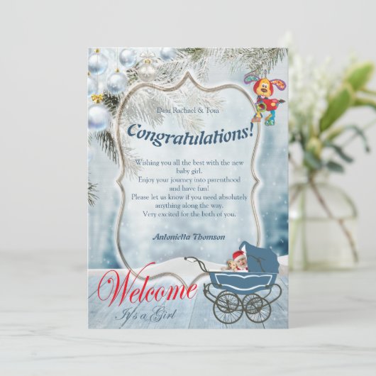 Vakantiedagen Baby van het jaar (Staand voorkant)