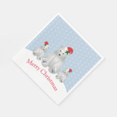 Vakantiedagen Beren van Napkins Polar Servet (Hoek)