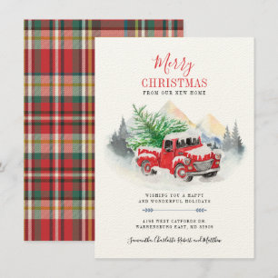 Vakantiedagen Betonstaal met kerstmis Notitiekaartje