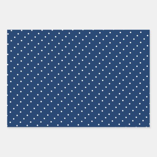 Vakantiedagen: blauw en wit inpakpapier vel (Voorkant)