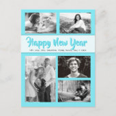 Vakantiedagen Briefkaart voor kerstfeest met fotoc (Voorkant)