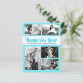 Vakantiedagen Briefkaart voor kerstfeest met fotoc (Staand voorkant)