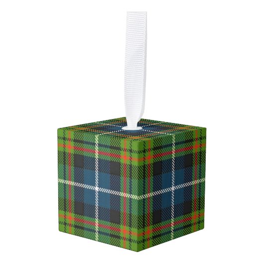 Vakantiedagen Clan MacRae Hunting Tartan Pset Ornament (Voorkant hoekig)