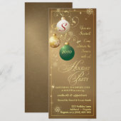 Vakantiedagen - Elegant Antiek goud Kaart (Voorkant / Achterkant)