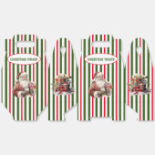 Vakantiedagen en kerstbedekking bedankdoosjes (Ongevouwen)