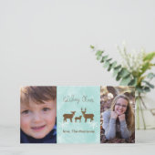 Vakantiedagen Feestdagenkaart (Staand voorkant)