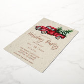 Vakantiedagen Folie Uitnodiging (Gedraaid)