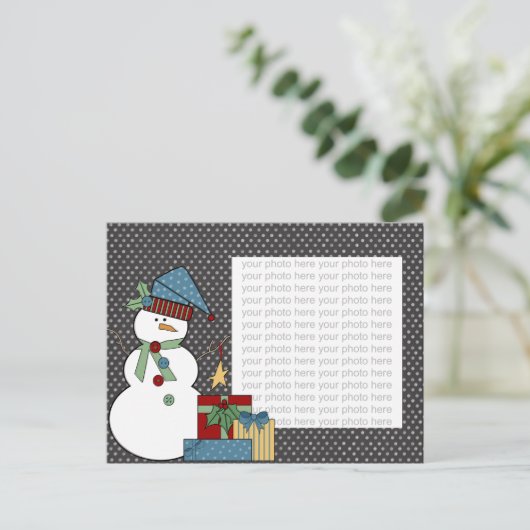 Vakantiedagen Foto Briefkaart (Staand voorkant)