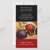 Vakantiedagen Fotokaart Feestdagenkaart (Voorkant)