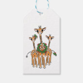 Vakantiedagen Giraffe Cadeaulabel (Voorkant)